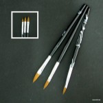Set pensule profesionale pentru Acryl din par natural 01 Accesorii acril